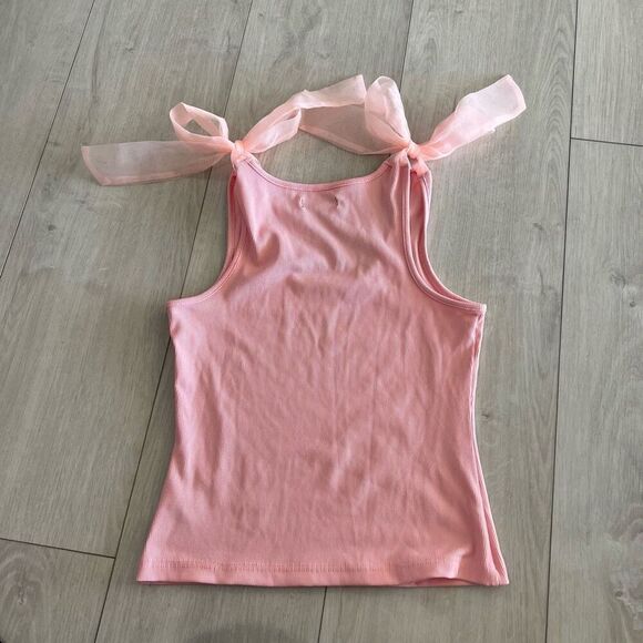 Wildfox women pink top size xs - Picture 4 of 6